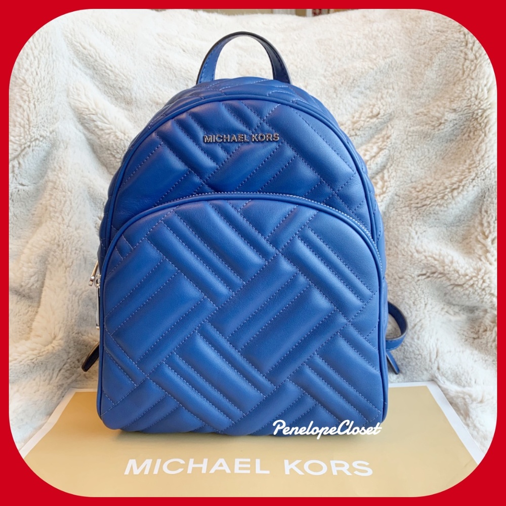 MICHAEL KORS ABBEY MED BACKPACK SAPPHIRE